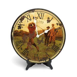 Howard Miller St Ives Golf Clock Roman Numerals Decorative